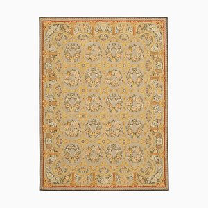 Tapis Kilim Aubusson Beige, 1990s