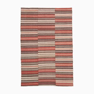 Tapis Kilim Vintage à Rayures