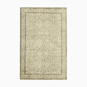 Alfombra turca vintage en beige