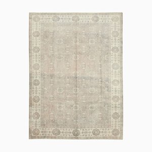 Beige Oushak Rug, 2000s