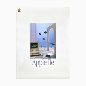 Collectif-Publicité, Apple IIE Werbung, 1985, Plakat auf Papier