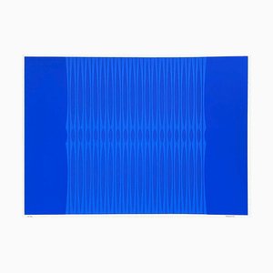 Dordevic Miodrag, Blue Kinetic Composition, 1975, Serigrafía