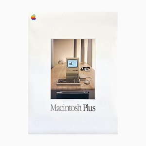 Collectif-Publicité, Apple Macintosh Plus Werbung, 1985, Poster auf Papier