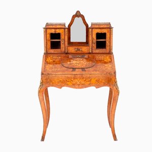 French Desk Happiness on the Day in Walnut, 1860s