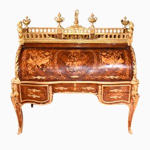 Louis XV French Roll Top Desk