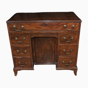 George III Mahogany Knee Hole Desk