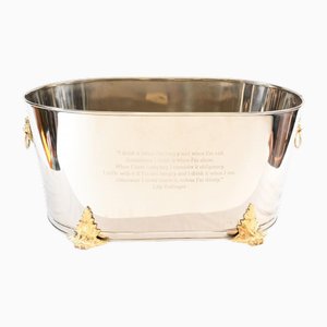 Cubitera grande para champán Napoleón Bonaparte de plata