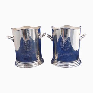 Silverplate Champagne Buckets from Louis Roederer, Set of 2