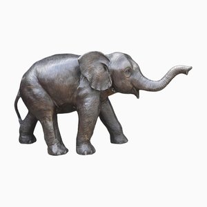 Estatua de jardín de elefante de bronce