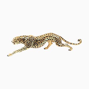 Art Deco Katze Panther Figur aus Bronze