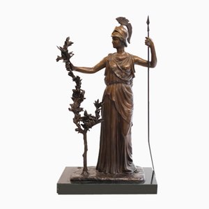 Statue Romaine En Bronze Britannia