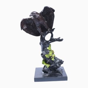 Bronze American Eagle Statue Bird Prey