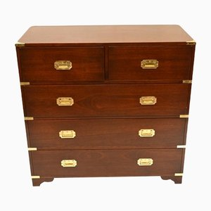 Campaign Mahogany Chest of Drawers