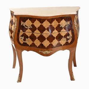 French Bombe Console Table