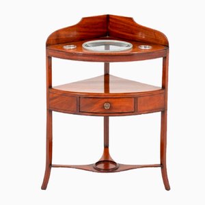 Regency Mahogany Washstand Corner Table