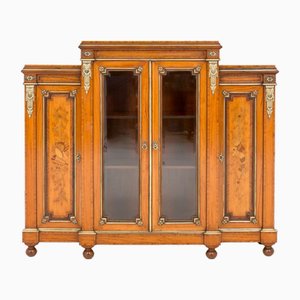 Victorian Satinwood Bookcase, 1860s