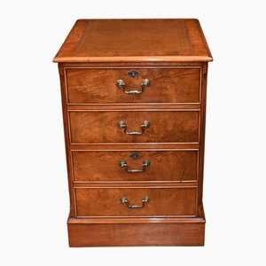 Regency Walnut Filing Cabinet or Chest Drawers