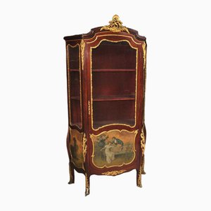 Antique French Display Cabinet by Martin Paintings Kauffman, 1890s