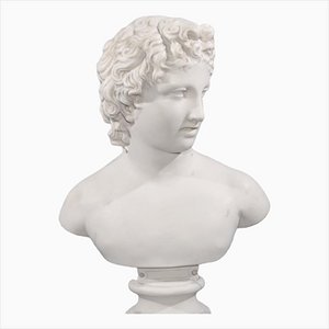 Sculpture Young David Stone Bust Statue