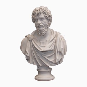 Large Greek Philosopher Socrates Bust