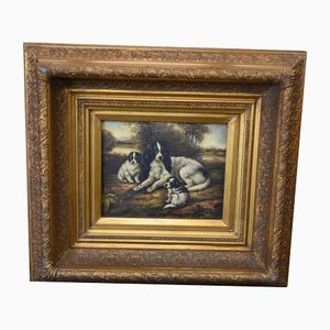 Artista vittoriano, Cocker Spaniel, XIX secolo, Pittura ad olio, Incorniciato