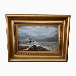 Seascape, Early 20th Century, Framed