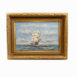 English Artist, Seascape, Oil Painting, Framed