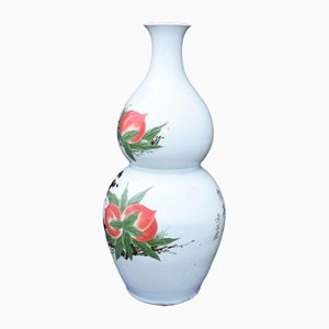 Vases Double Gourde Wucai en Porcelaine, Chine, Set de 2
