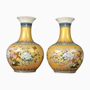 Kangxi Chinese Porcelain Vases, Set of 2