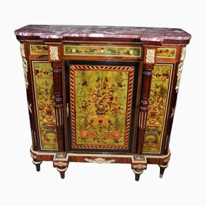 Empire French Marquetry Inlay Sideboard, 2000s