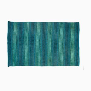 Tapis Tissé Plat Scandinave, 20ème Siècle