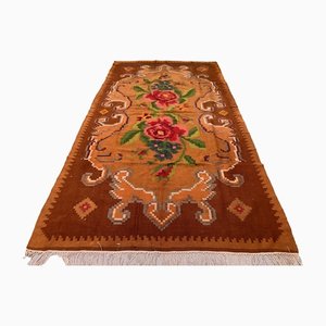 Großer quadratischer Vintage Kelim Teppich aus Moldawien