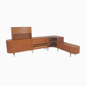 Sideboard in Walnut by A.A. Patijn for Zijlstra, 1950s