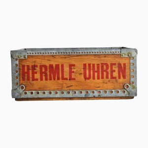 Caja de almacenamiento vintage de Hermle Clocks, años 50