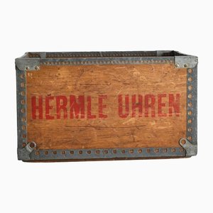 Vintage Storage Crate from Hermle Clocks, 1950s