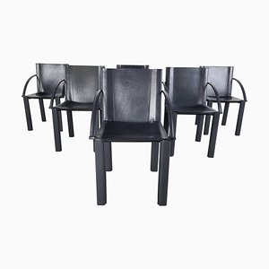 Dining Chairs by Carlo Bartoli for Matteo Grassi, 1980s, Set of 6