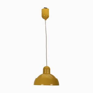 Osram Pendant Lamp in Yellow Plastic, 1970s
