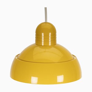 Osram Pendant Lamp in Yellow Plastic, 1970s