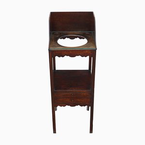 Antiker georgianischer Nachttisch aus Mahagoni, 1800