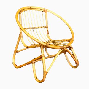 Vintage Rattan Children's Chair
