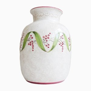 Vaso in ceramica di Deruta, Italia, anni '80