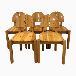 Chairs in Pine by Rainer Daumiller, Set of 5