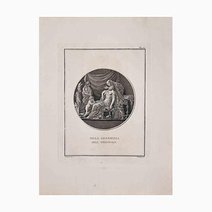 Unknown, Antiquities of Herculaneum Exposed, Original Etching, 18th Century