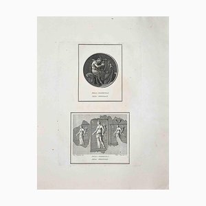 Unknown, Antiquities of Herculaneum Exposed, Original Etching, 18th Century