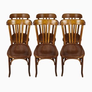 Bistrot Dining Chairs from Luterma, 1890s, Set of 6
