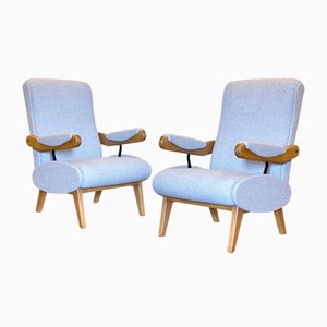 Reclining Armchairs, 1960s, Set of 2