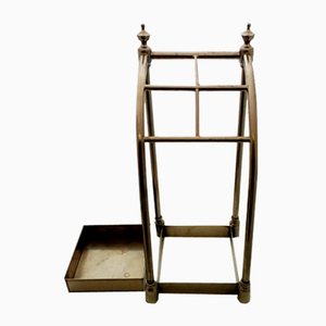 Victorian Umbrella Stand in Brass and Metal