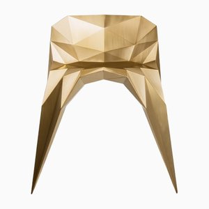 SQN1-F2C Spider Chair in Brass by Zhoujie Zhang