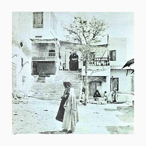 Bettino Craxi, Tunesische Ansicht, Original Fotolithografie, 1990er