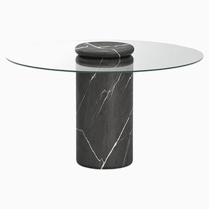 Mesa de comedor Castore de mármol de Angelo Mangiarotti para Karakter